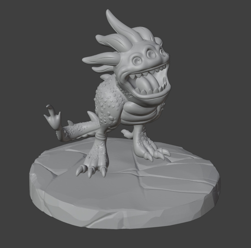 Chupacabra 3D print model_8