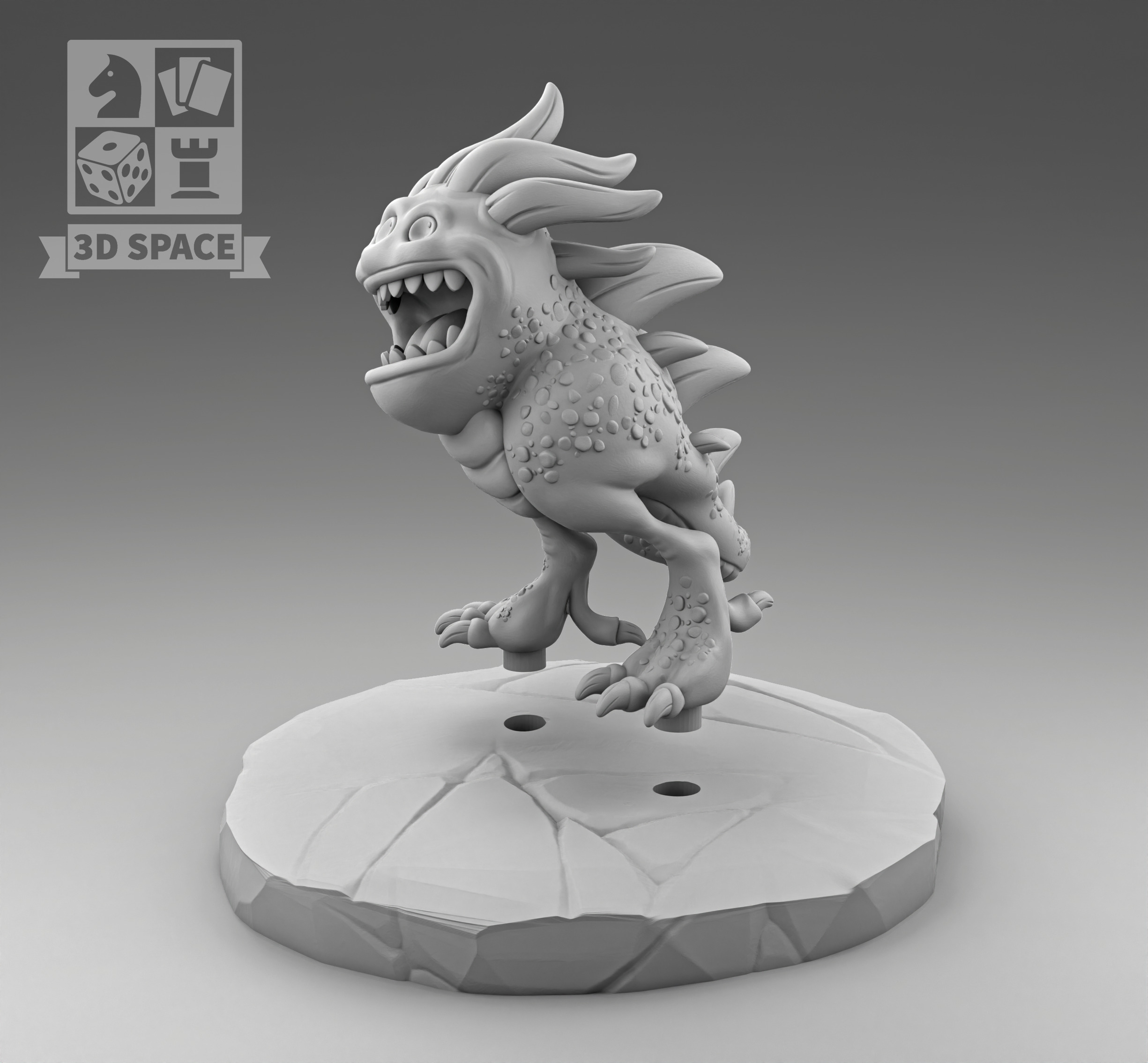 Chupacabra 3D print model_3
