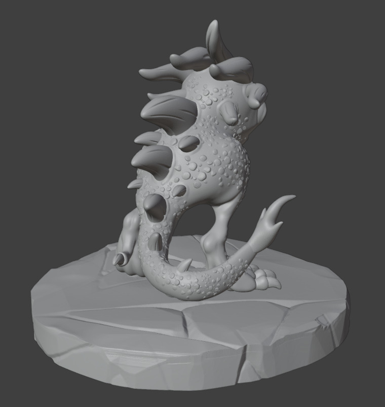 Chupacabra 3D print model_13