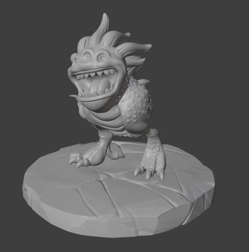 Chupacabra 3D print model_6