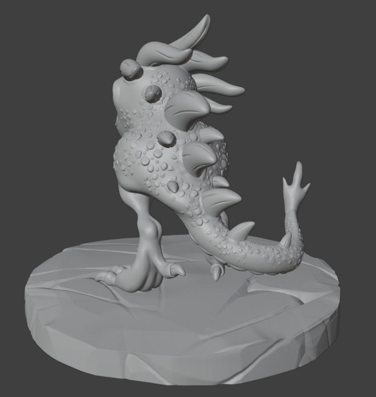 Chupacabra 3D print model_4