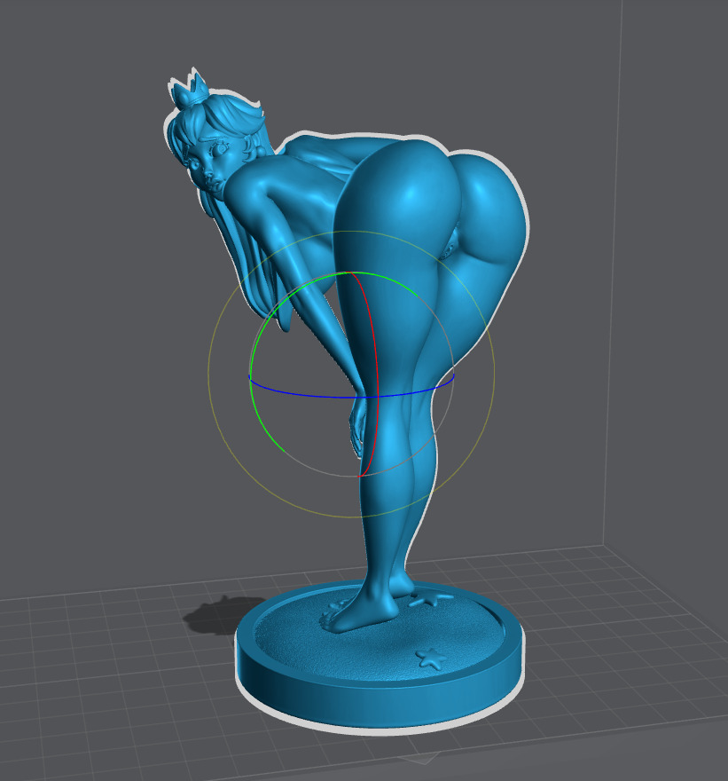 Princess Peach 002 3D print model_5