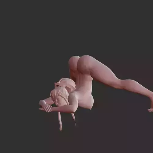 Dark Fantasy Anime Babe NSFW Erotic 3D STL 3D print model