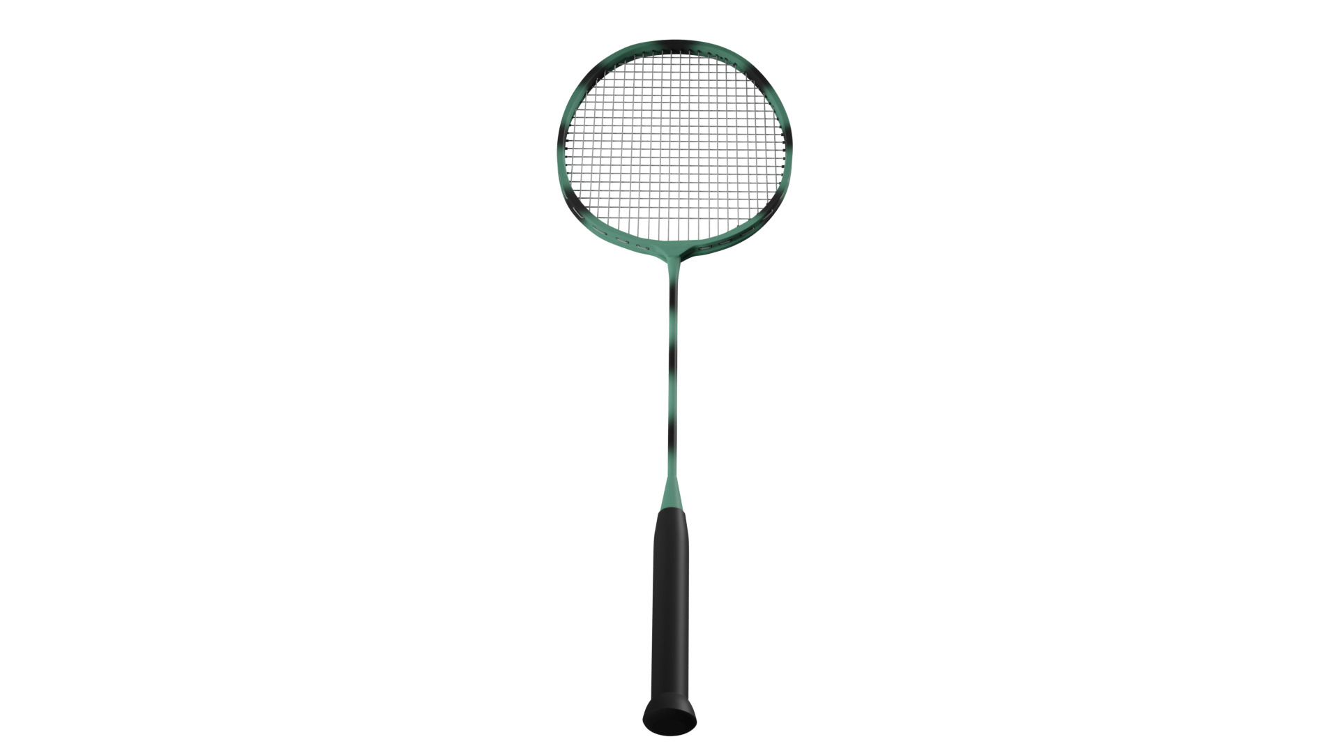 Badminton Racket Low-poly 3D model_5