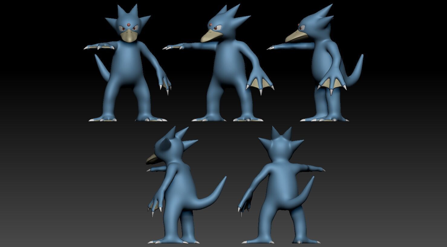 Psyduck Evolution Pack 3D print model_2