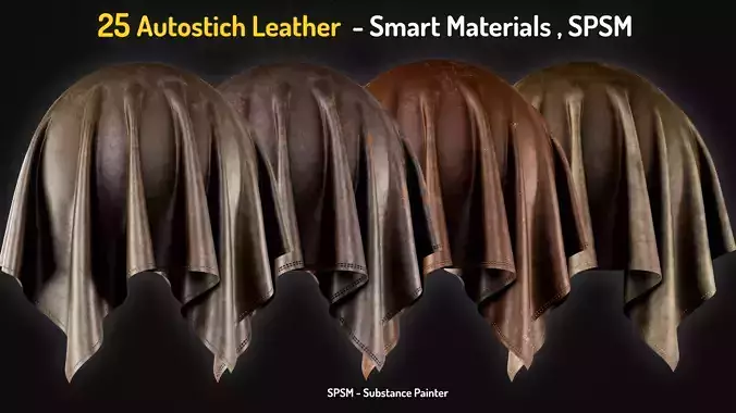 25 Autostich Leather Smart Materials