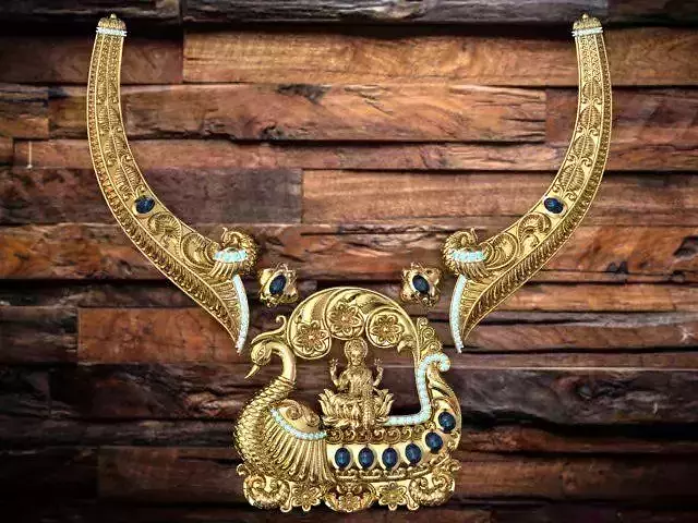 Lakshmi Naksi Necklace 3D print model