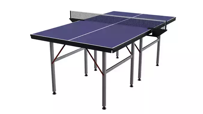 Table Tennis Low-poly 3D model