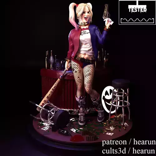 Harley Quinn Tested and Ready For Printing
