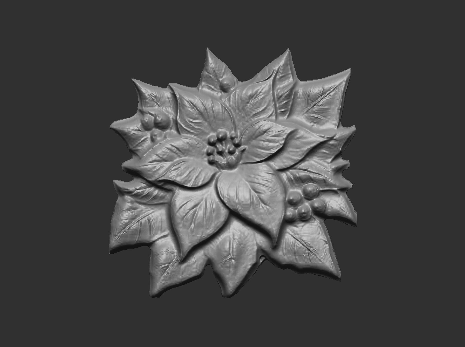 flower cnc model 3D print model_5
