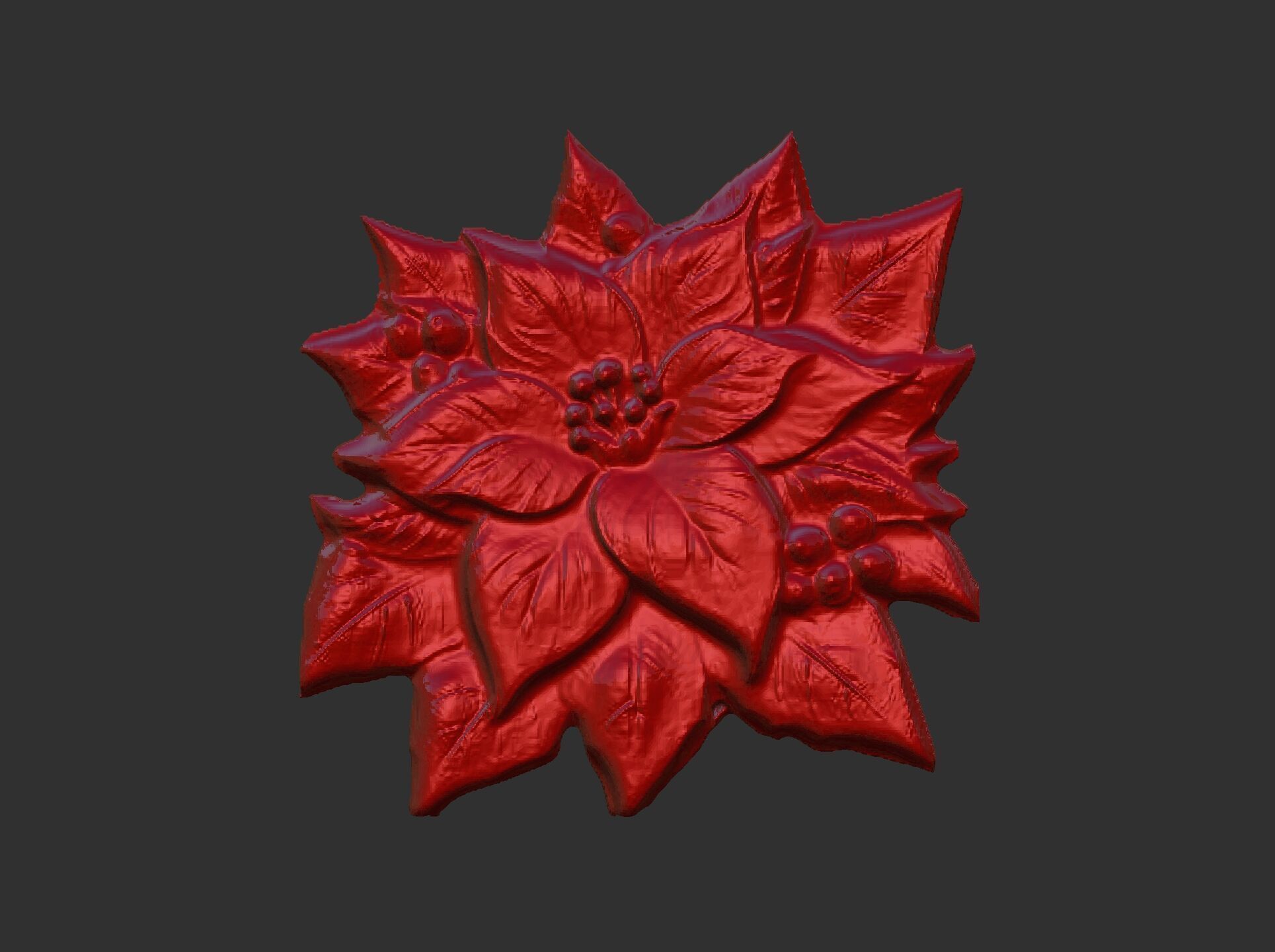 flower cnc model 3D print model_12