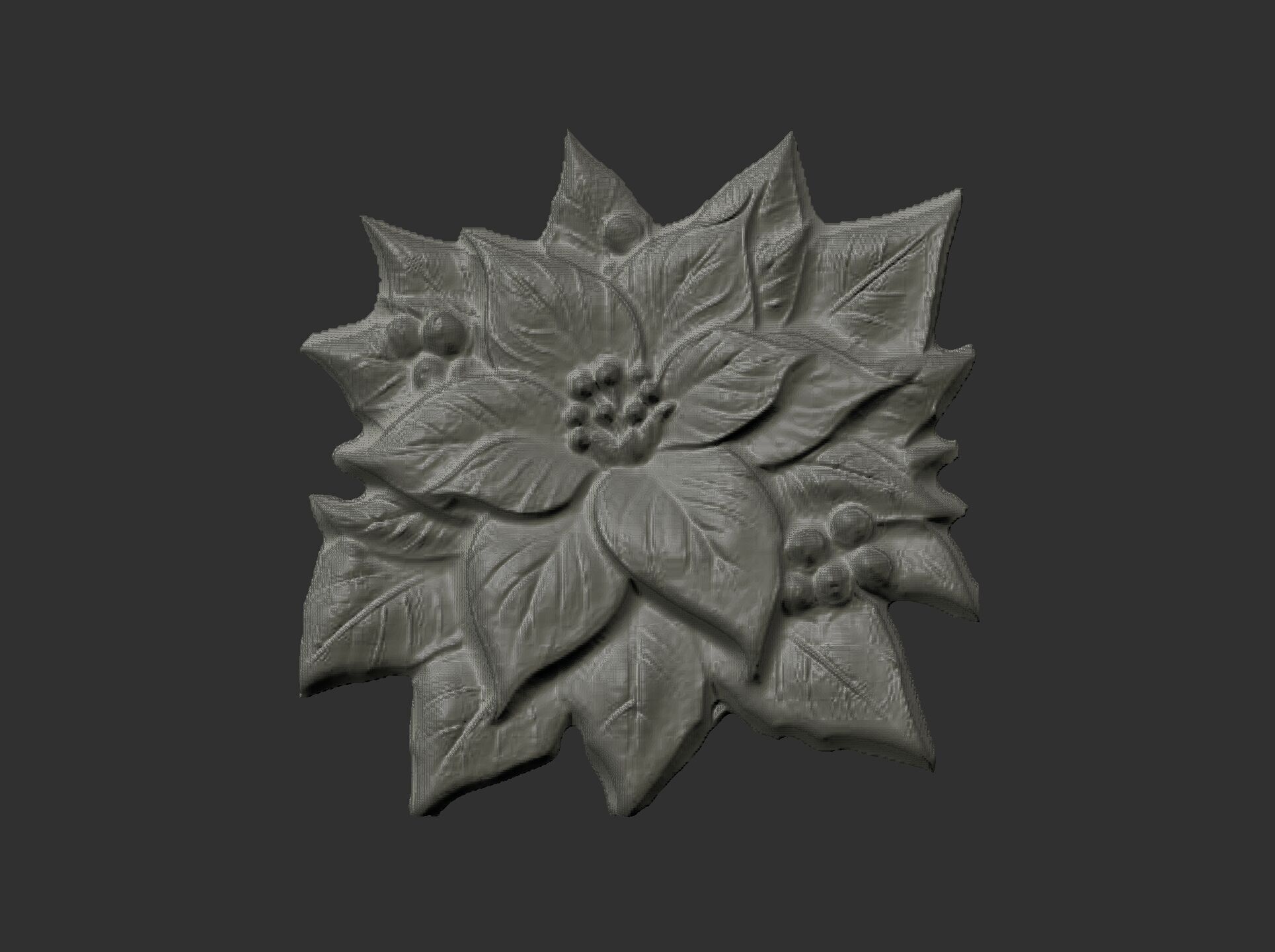 flower cnc model 3D print model_4