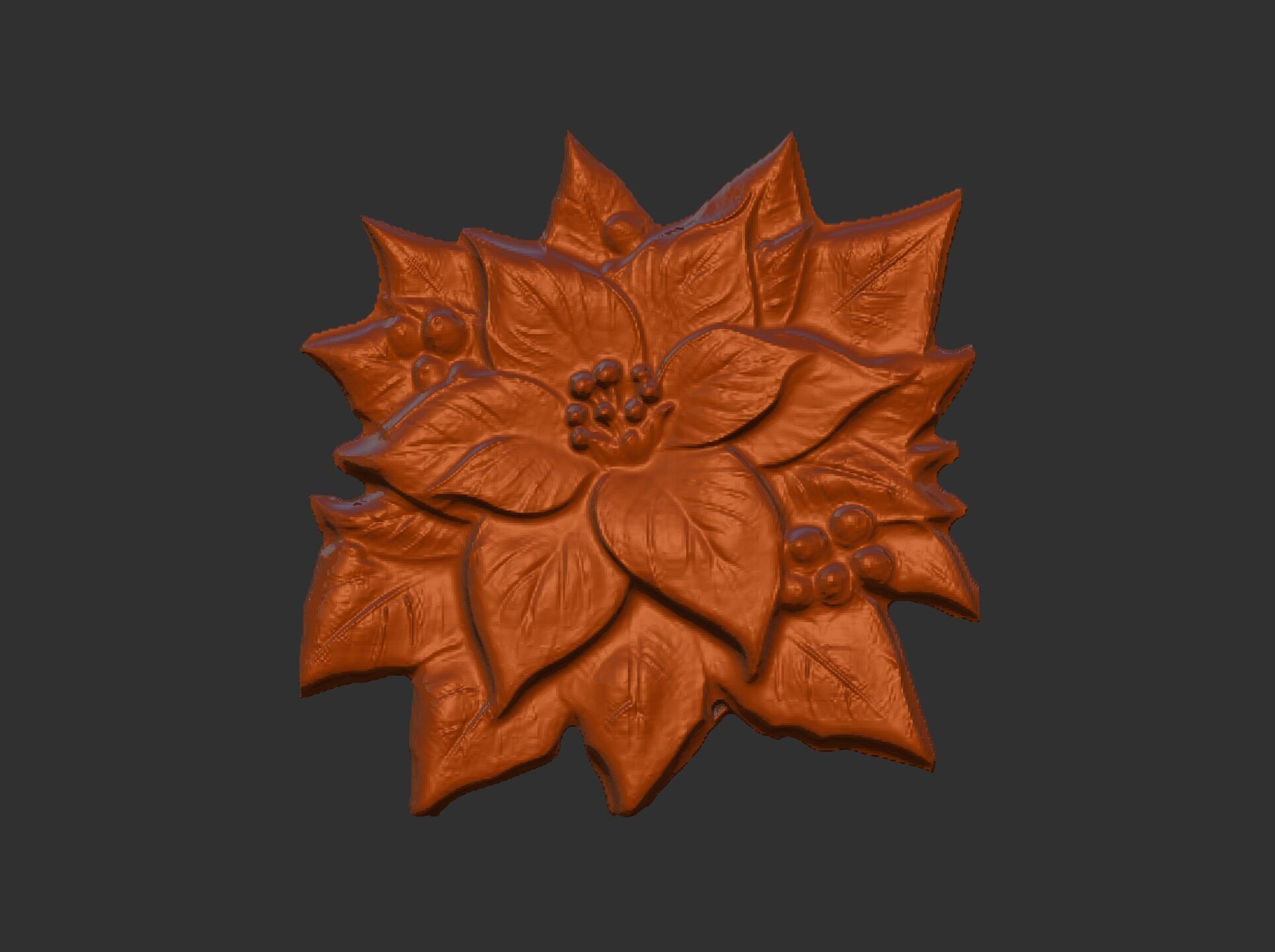 flower cnc model 3D print model_13