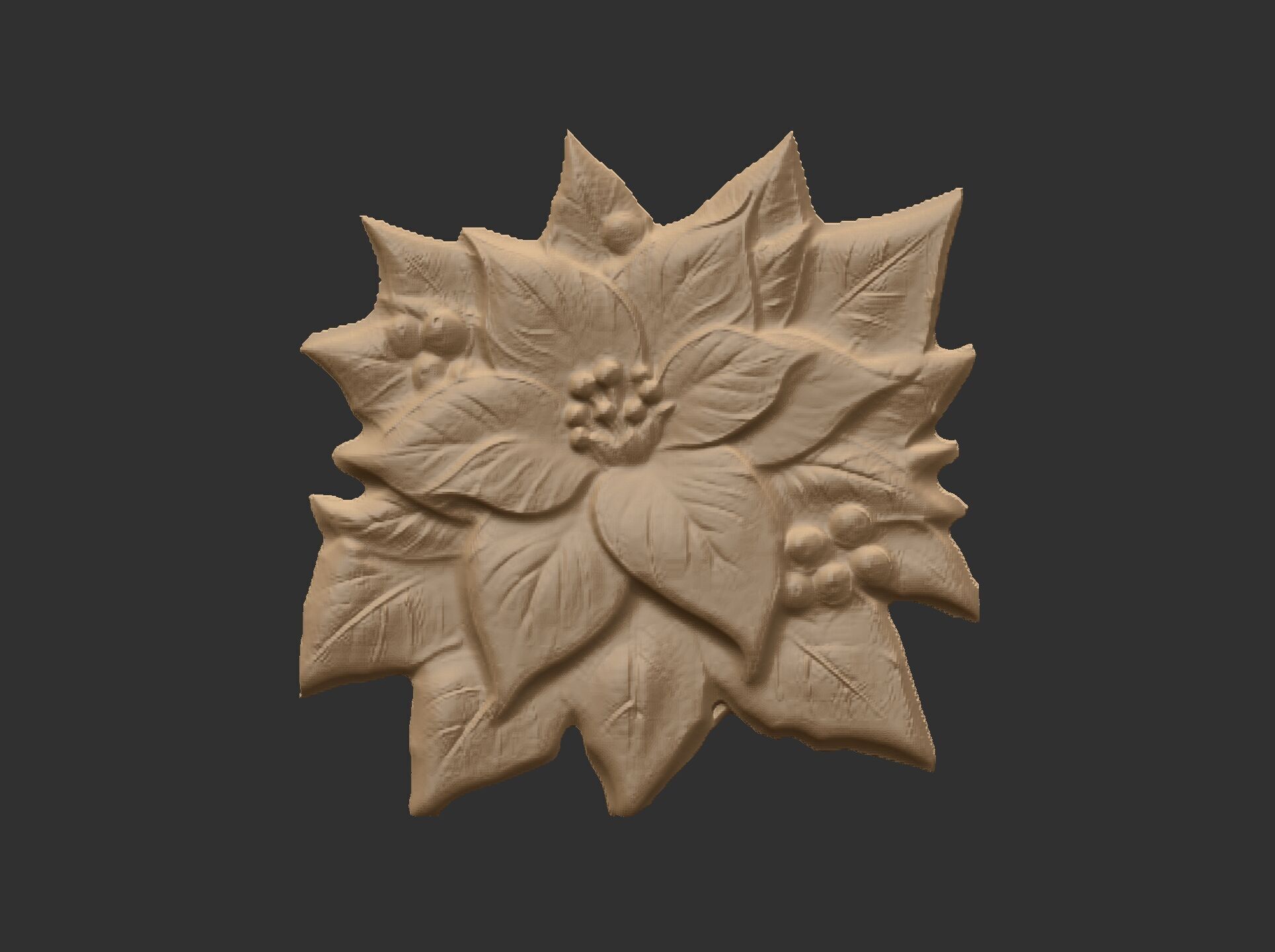 flower cnc model 3D print model_14