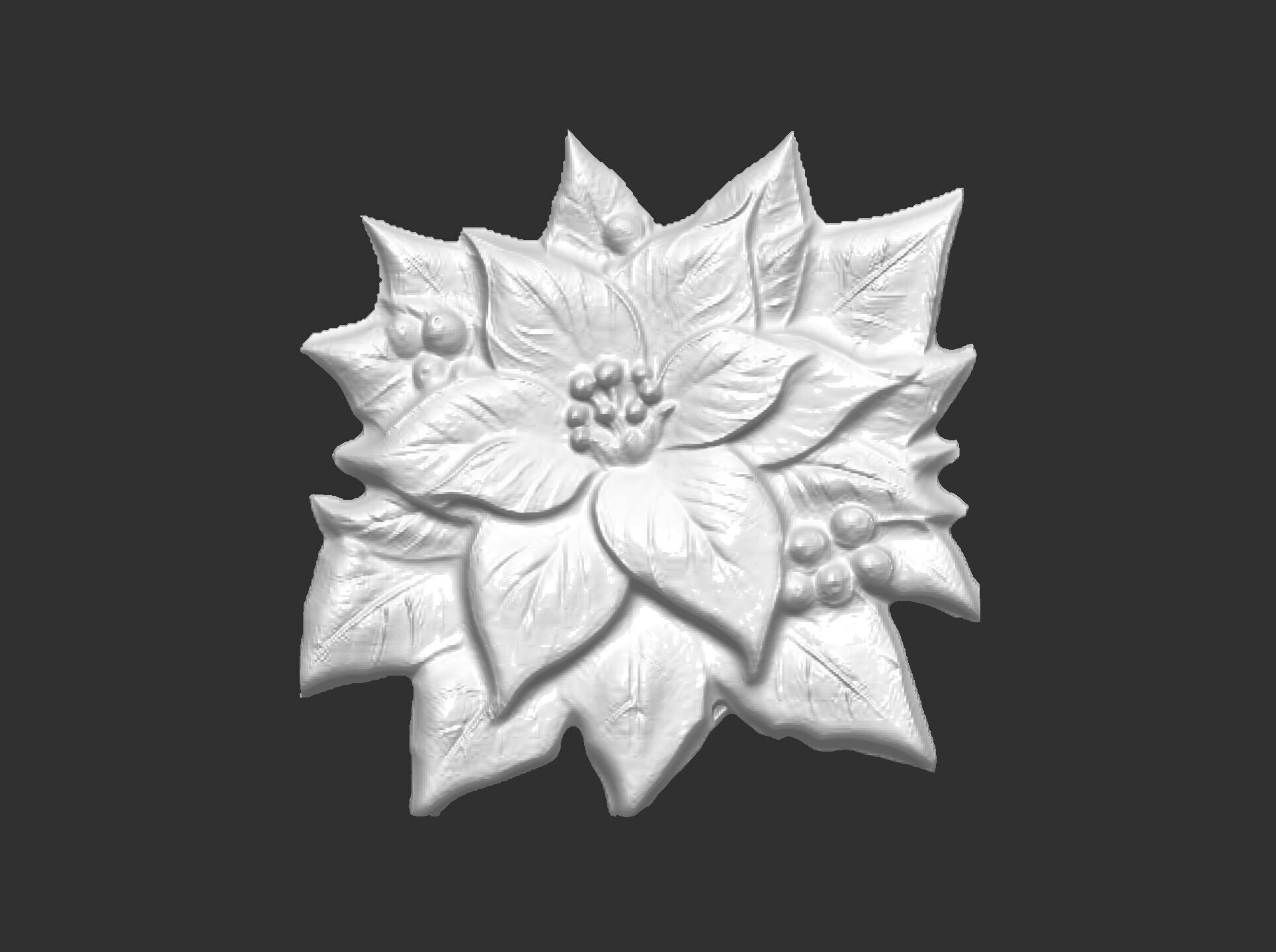 flower cnc model 3D print model_7