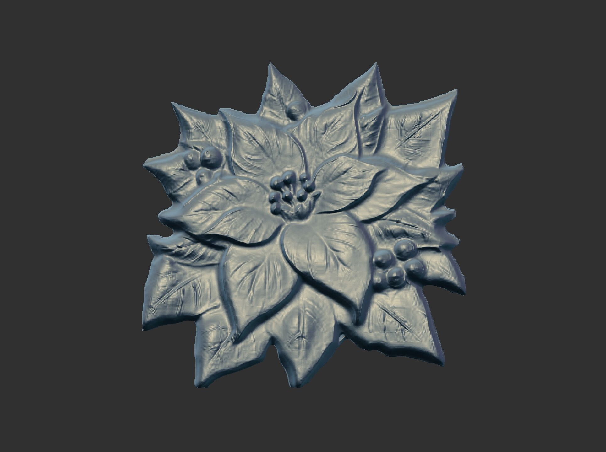 flower cnc model 3D print model_6