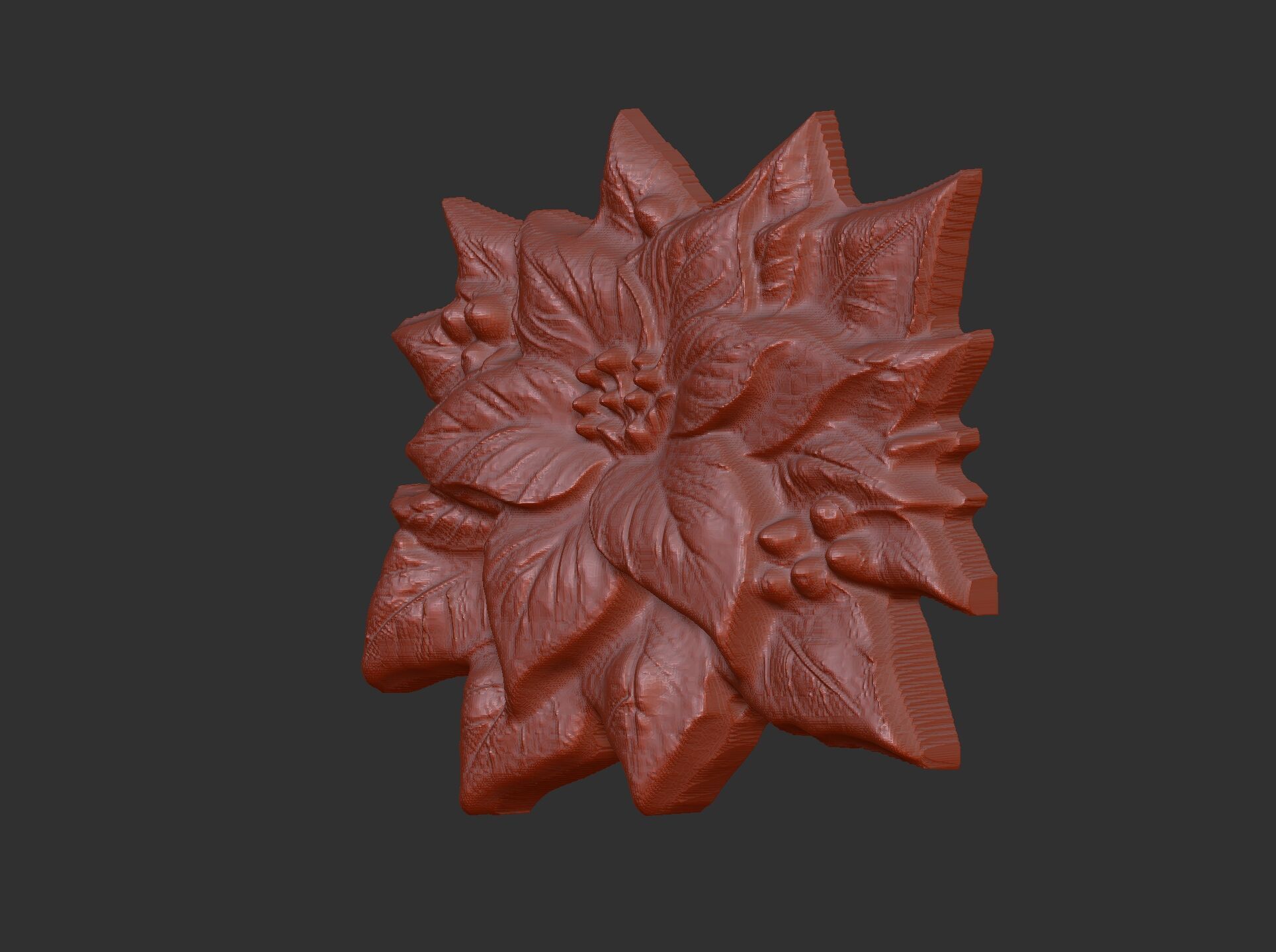 flower cnc model 3D print model_1
