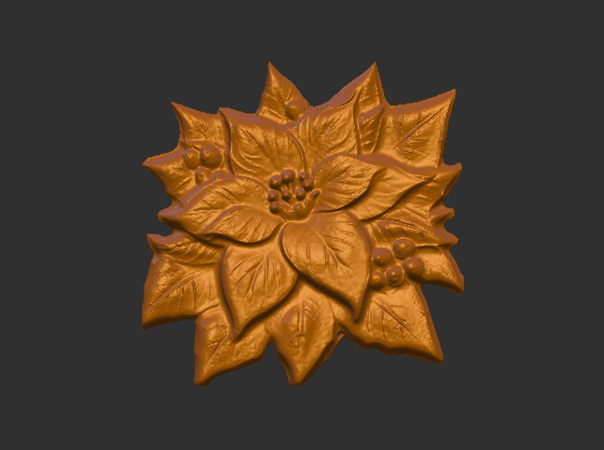 flower cnc model 3D print model_11