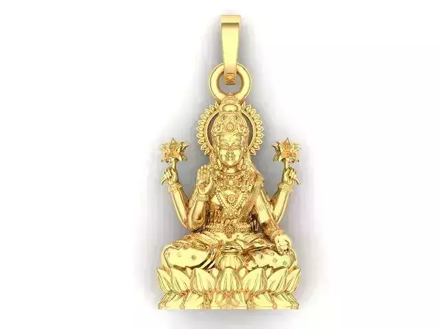 God Laxmi Ji Pendant