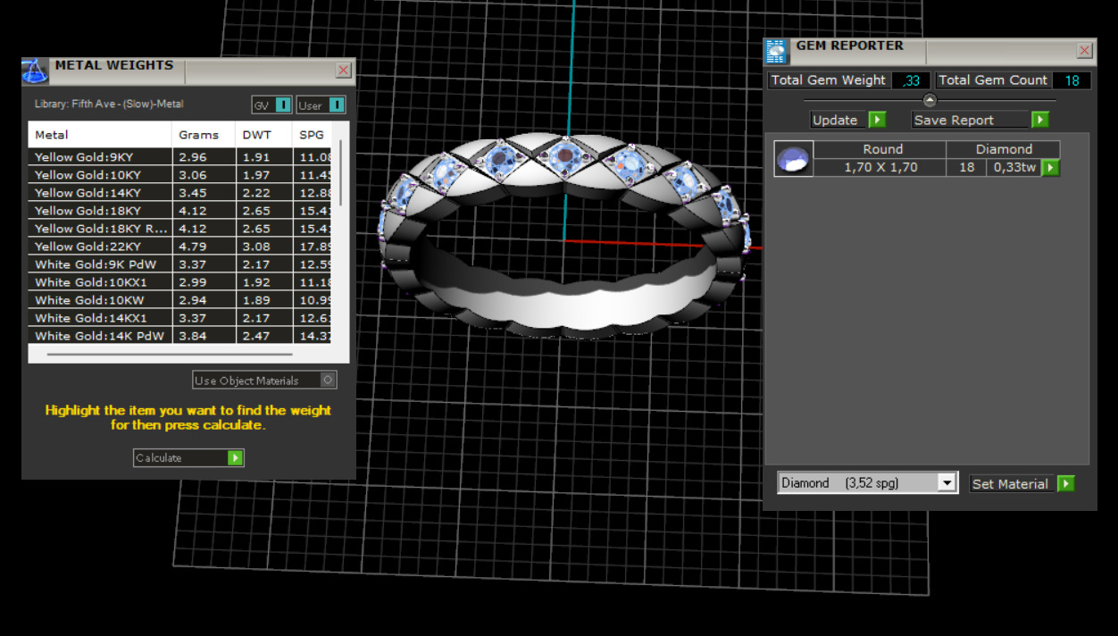 Coco Crush mini ring with diamonds 17 Size N221 3D print model_9