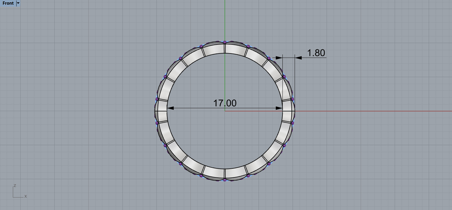 Coco Crush mini ring with diamonds 17 Size N221 3D print model_7