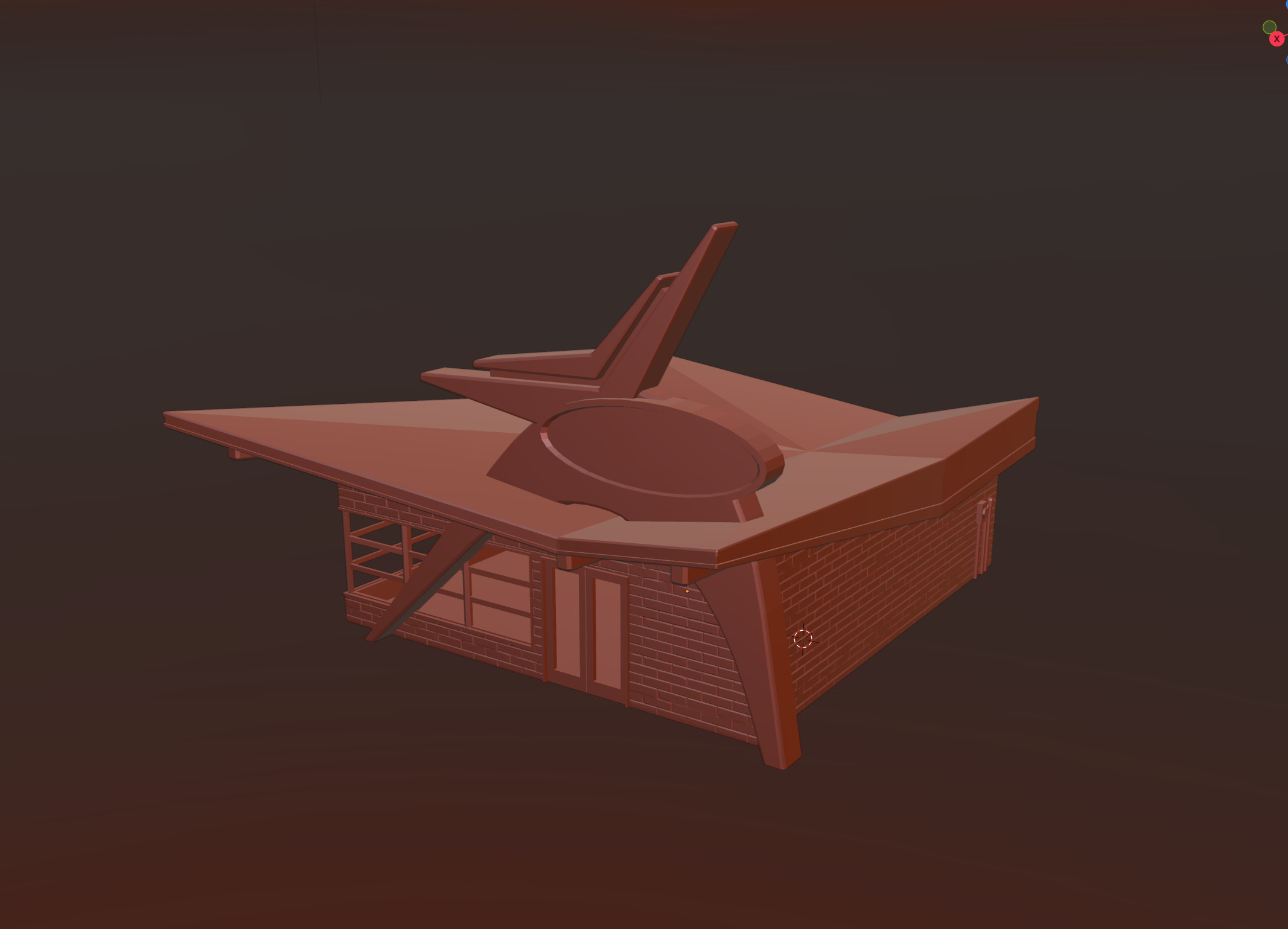 Model Railway - HO Scale - Ladies Ladies Jazzercise Studio 3D print model_12