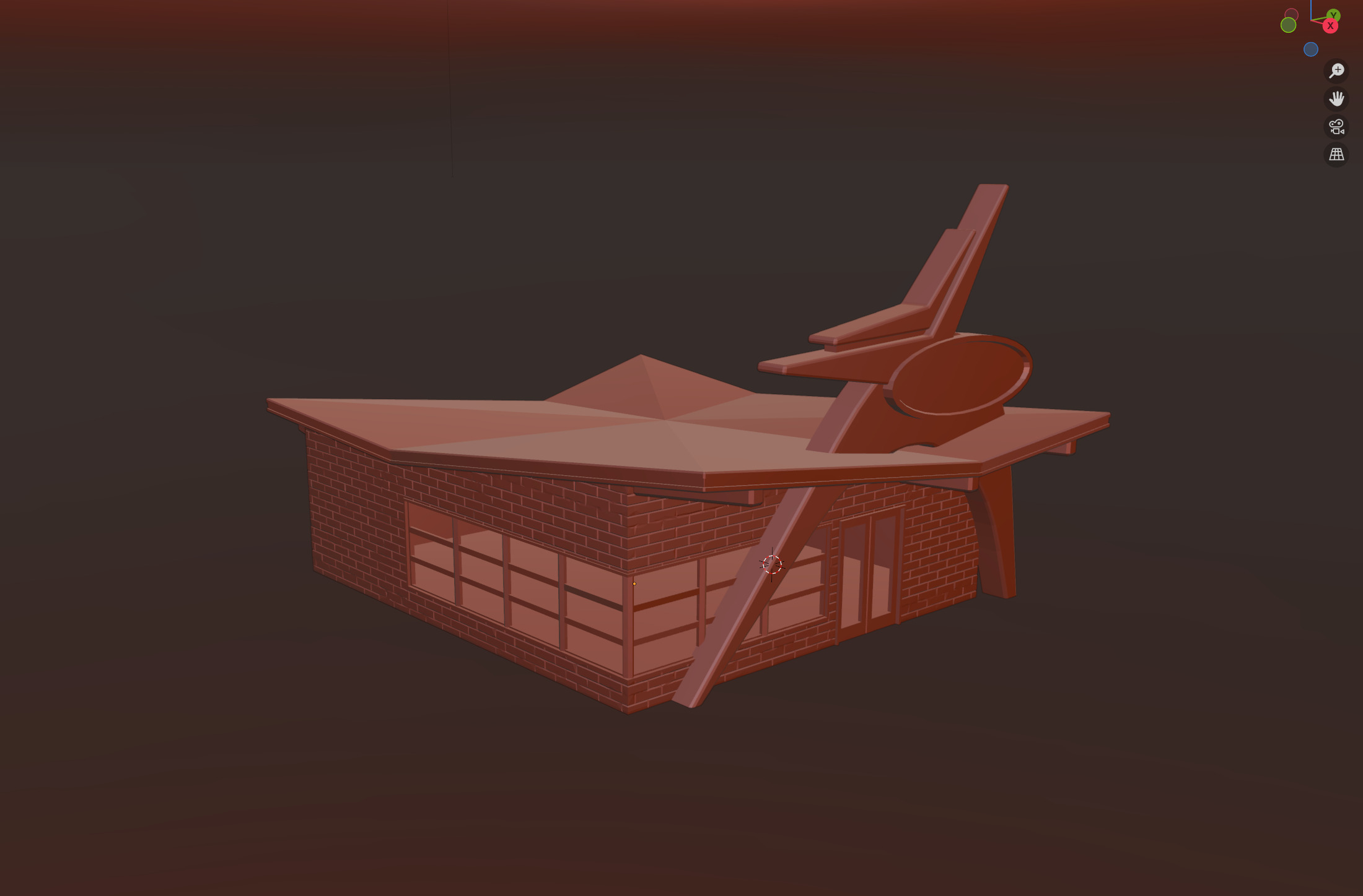 Model Railway - HO Scale - Ladies Ladies Jazzercise Studio 3D print model_9