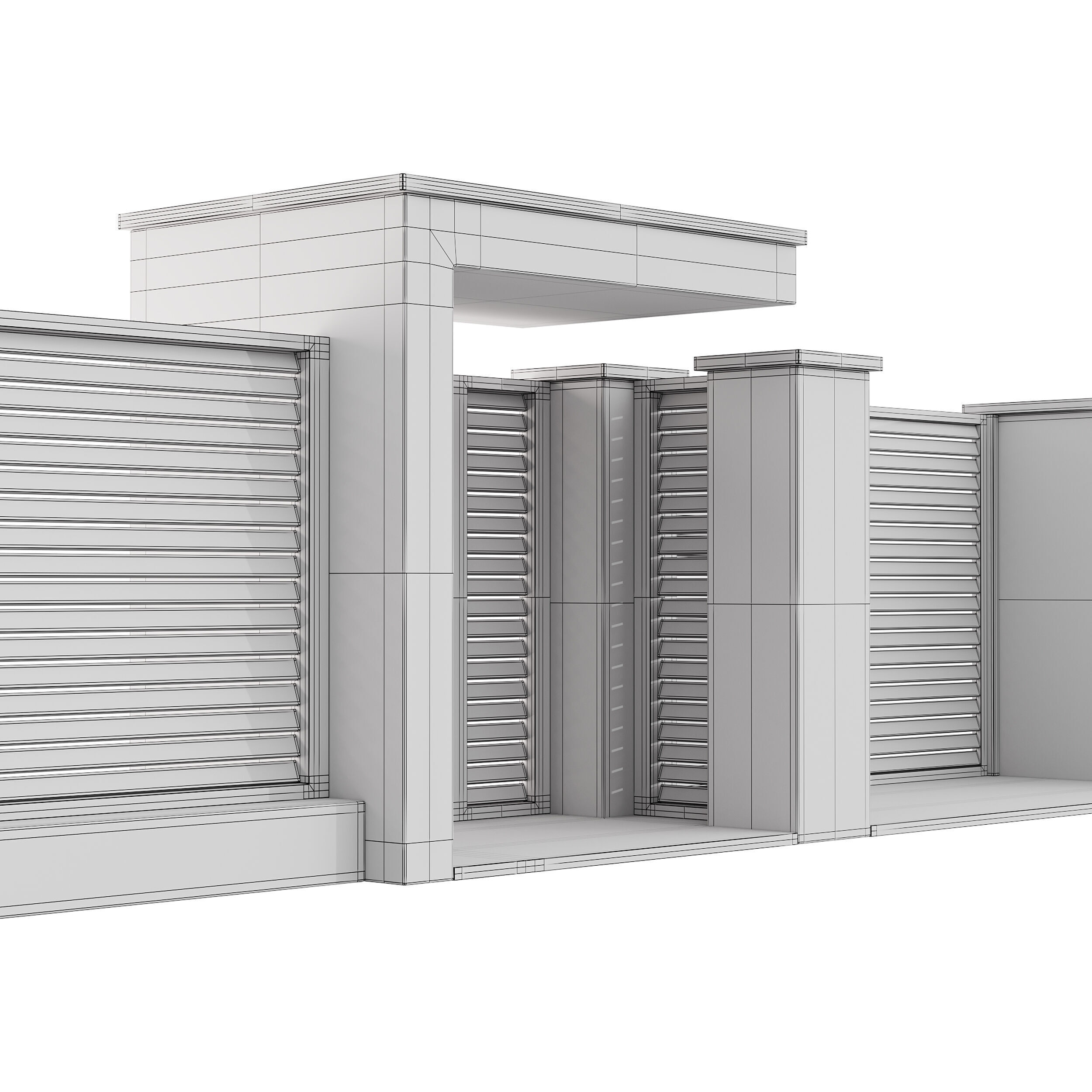 Fencing 19 3D model_14