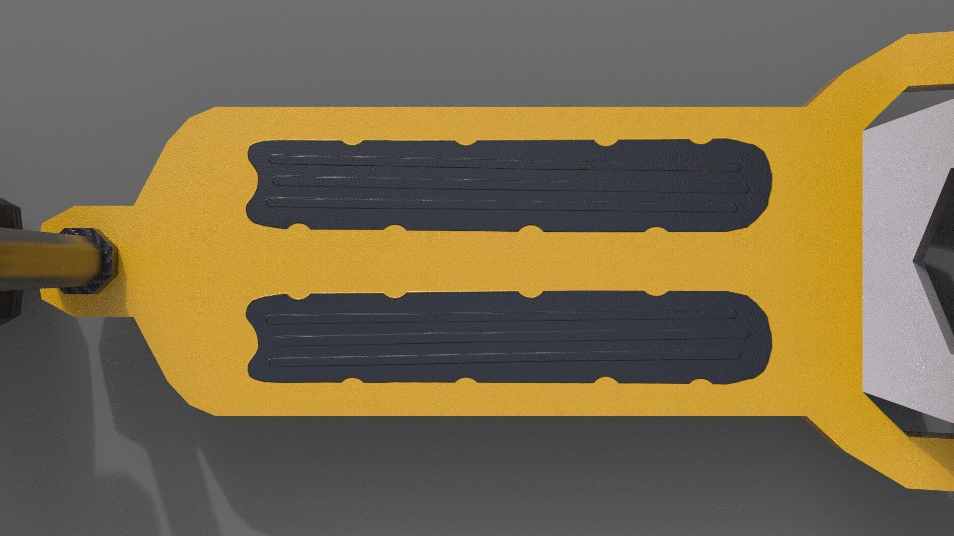 Realistic Electric Scooter 3D Model - Game and VR Ready Low-poly 3D model_9