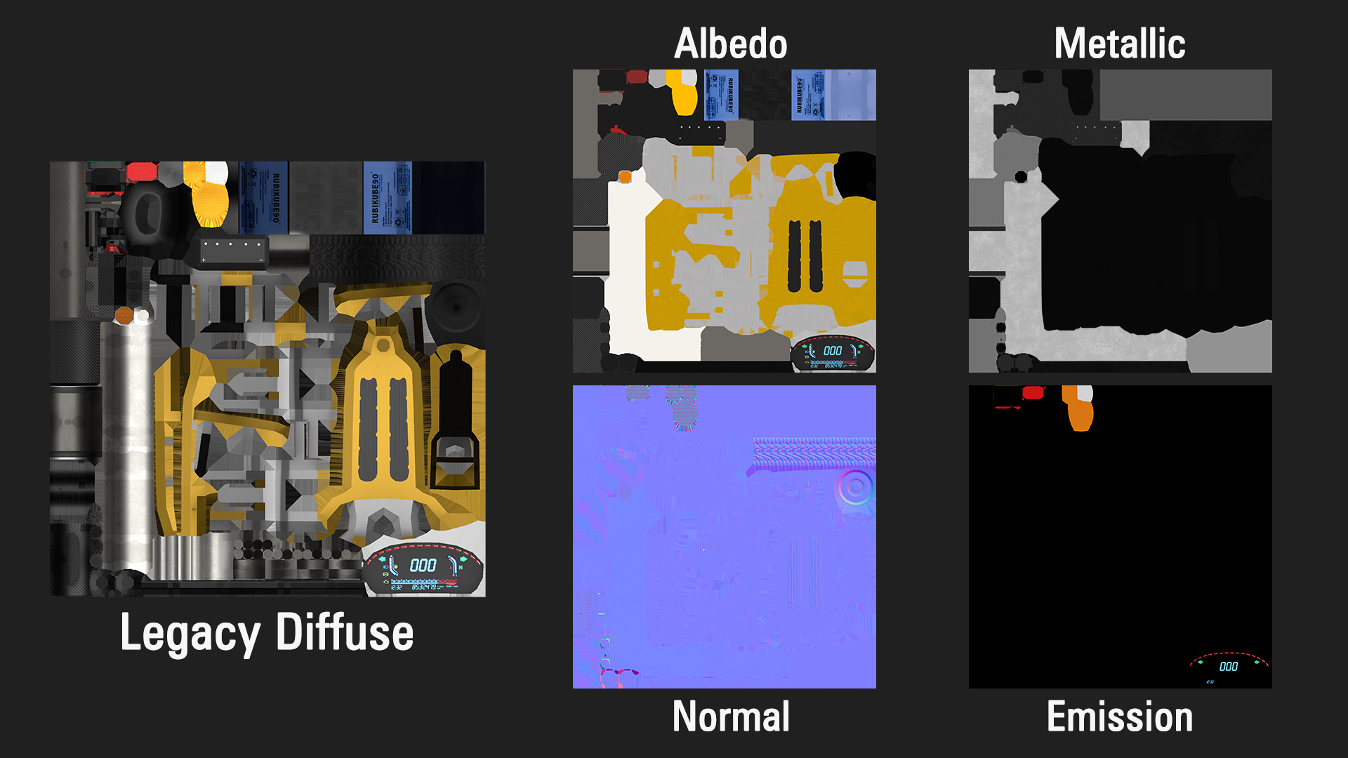 Realistic Electric Scooter 3D Model - Game and VR Ready Low-poly 3D model_14