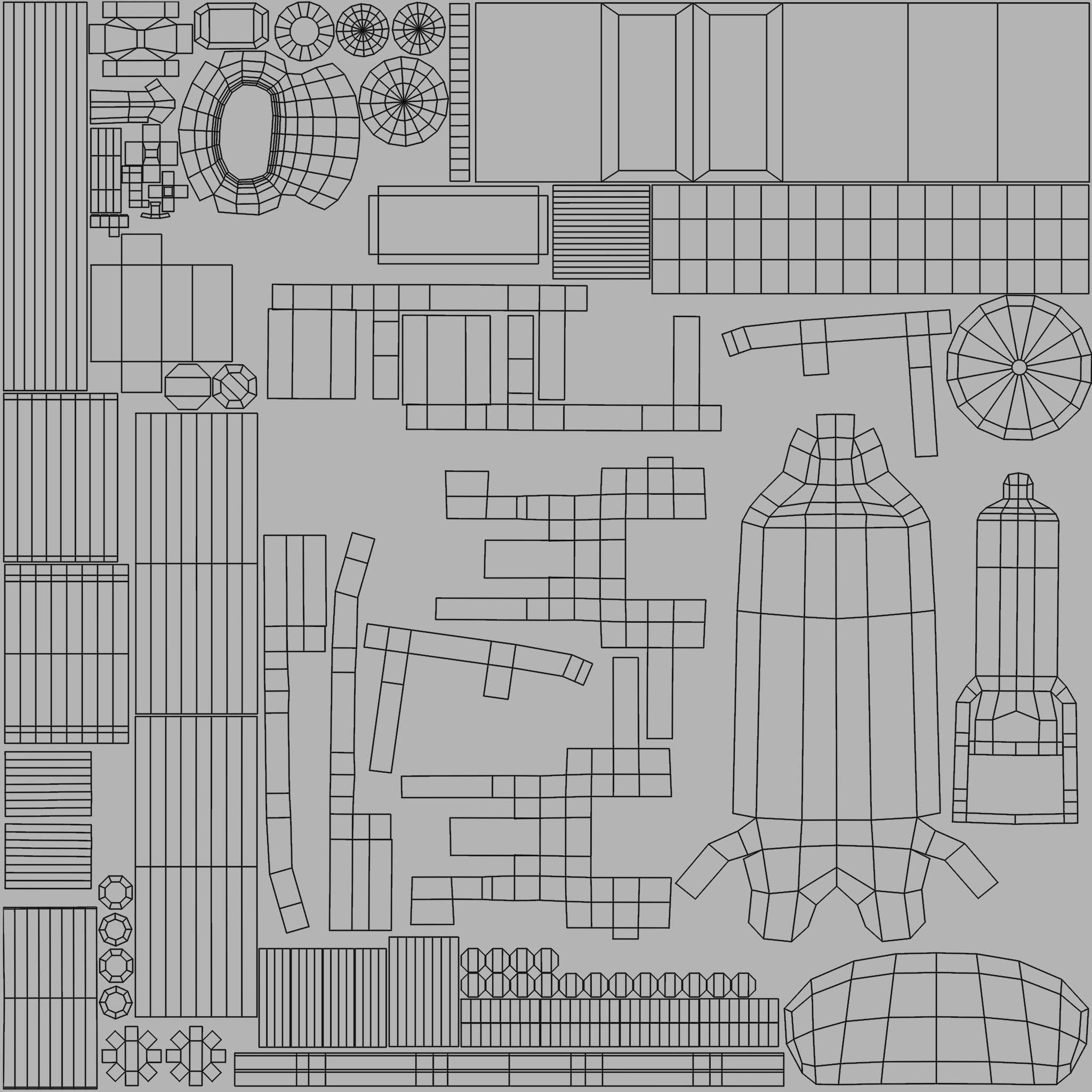 Realistic Electric Scooter 3D Model - Game and VR Ready Low-poly 3D model_15