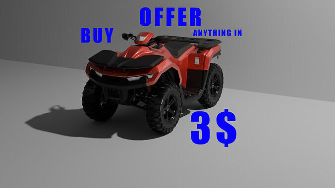 Quad Bike Free 3D model