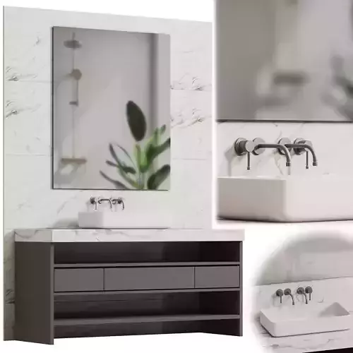 Bathroom furniture N 02 3D model