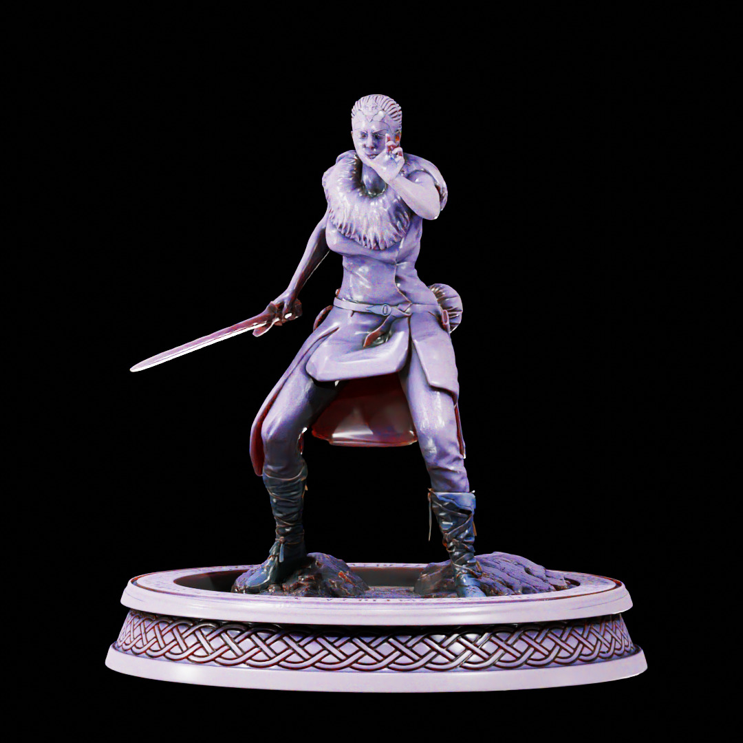 HELLBLADE SENUA SACRIFICE - SENUA - PRINTABLE DETAILED MODEL 3D print model_20