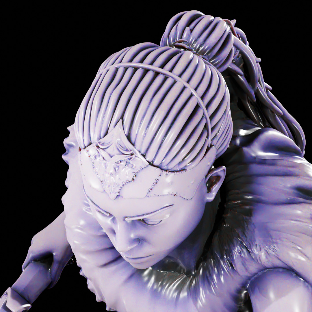 HELLBLADE SENUA SACRIFICE - SENUA - PRINTABLE DETAILED MODEL 3D print model_28