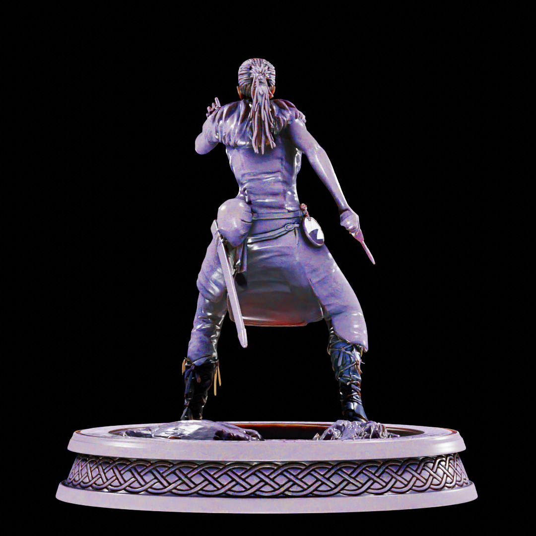 HELLBLADE SENUA SACRIFICE - SENUA - PRINTABLE DETAILED MODEL 3D print model_8