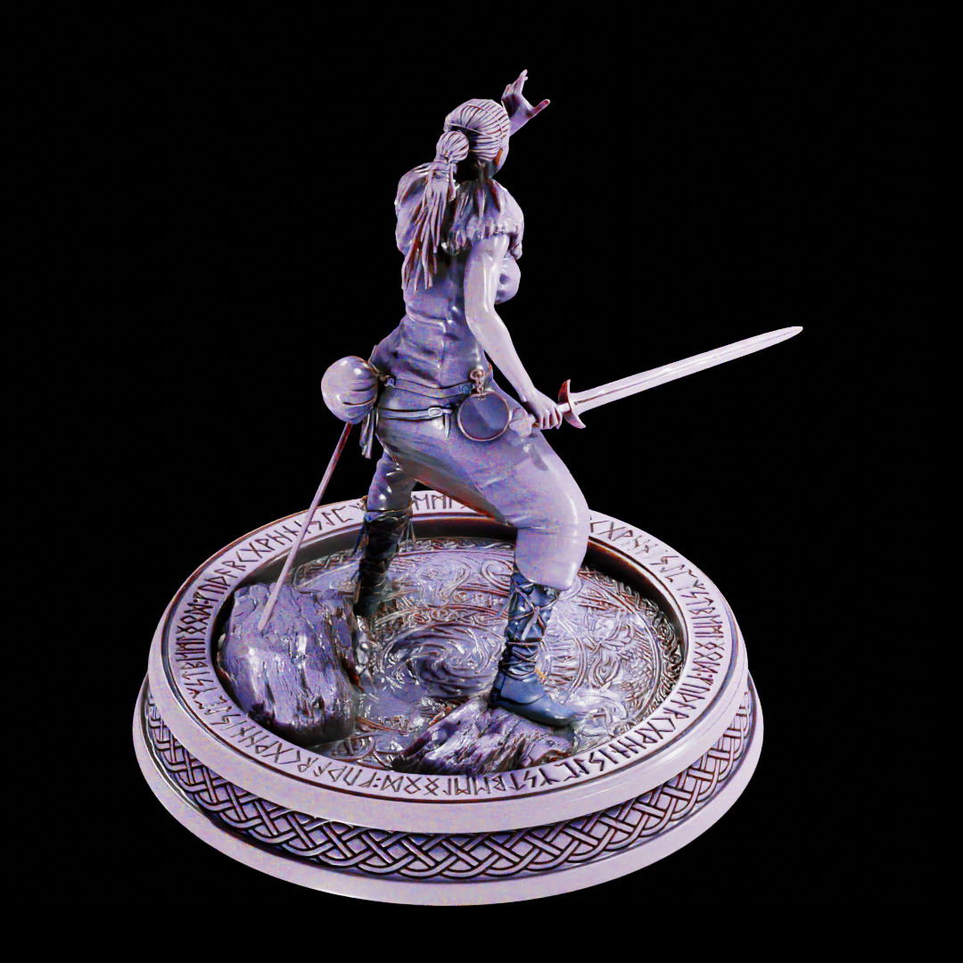 HELLBLADE SENUA SACRIFICE - SENUA - PRINTABLE DETAILED MODEL 3D print model_24