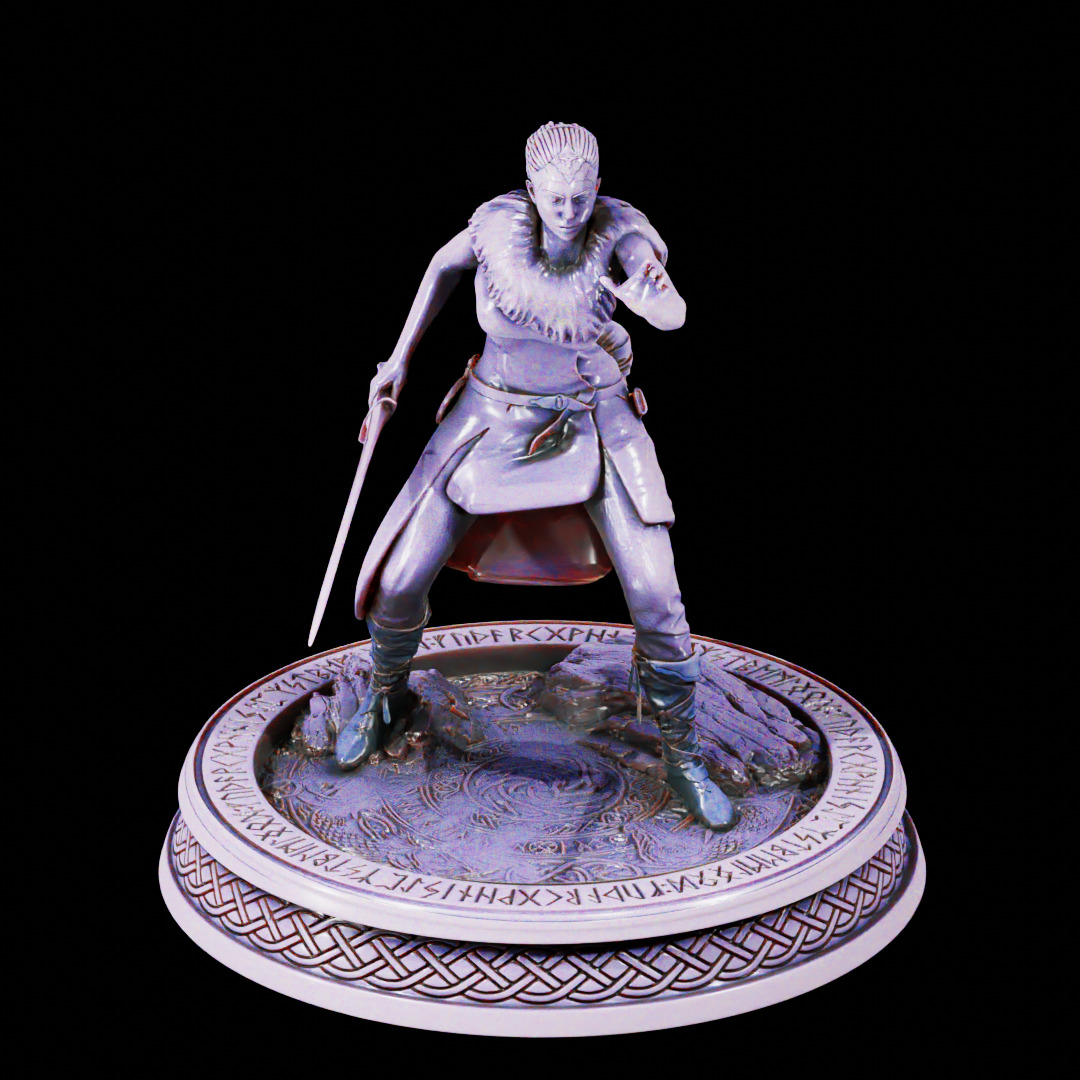 HELLBLADE SENUA SACRIFICE - SENUA - PRINTABLE DETAILED MODEL 3D print model_13