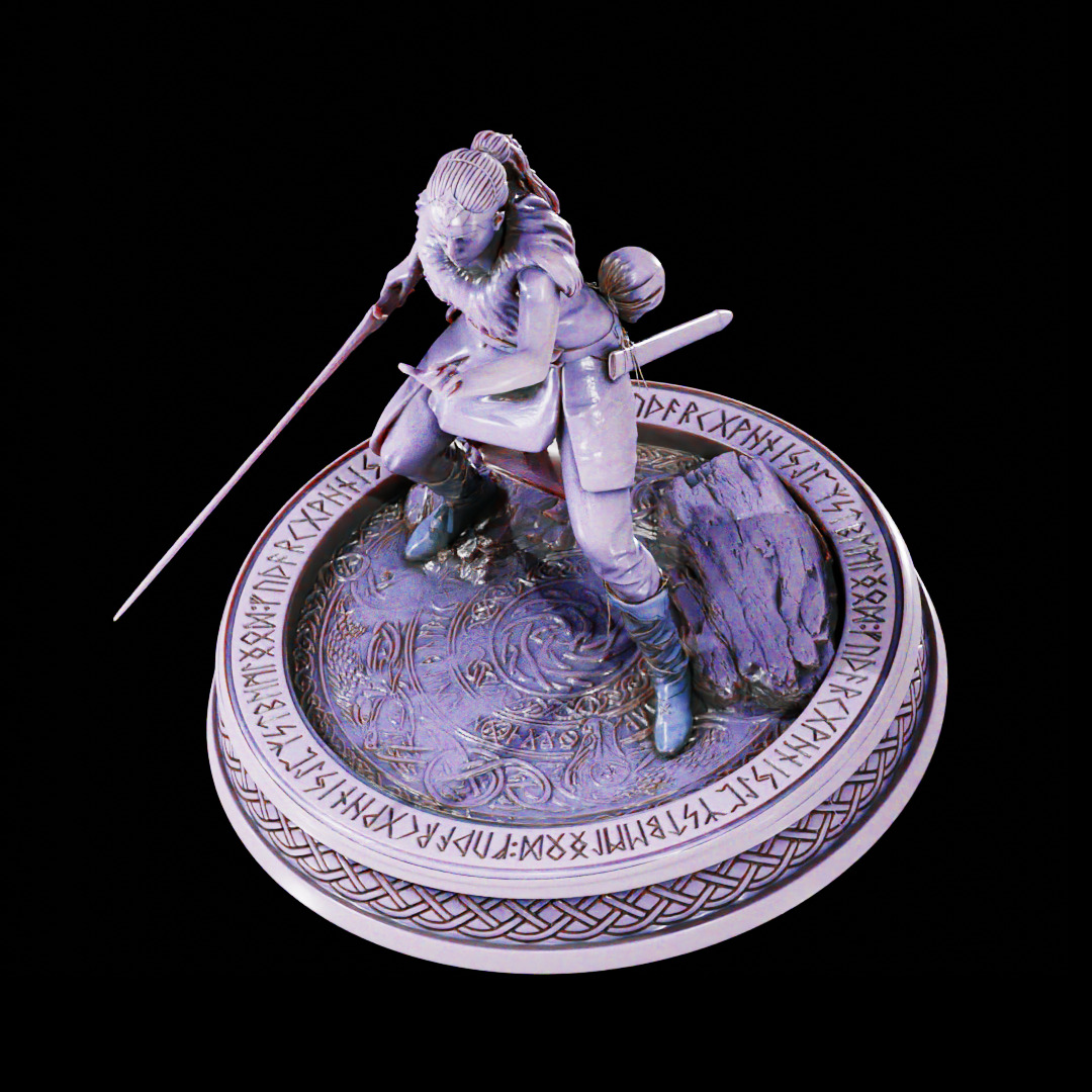 HELLBLADE SENUA SACRIFICE - SENUA - PRINTABLE DETAILED MODEL 3D print model_23