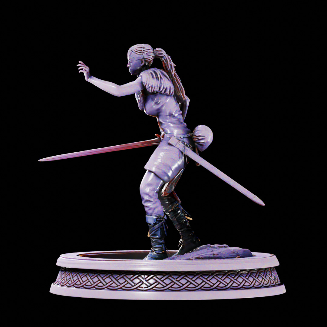 HELLBLADE SENUA SACRIFICE - SENUA - PRINTABLE DETAILED MODEL 3D print model_9