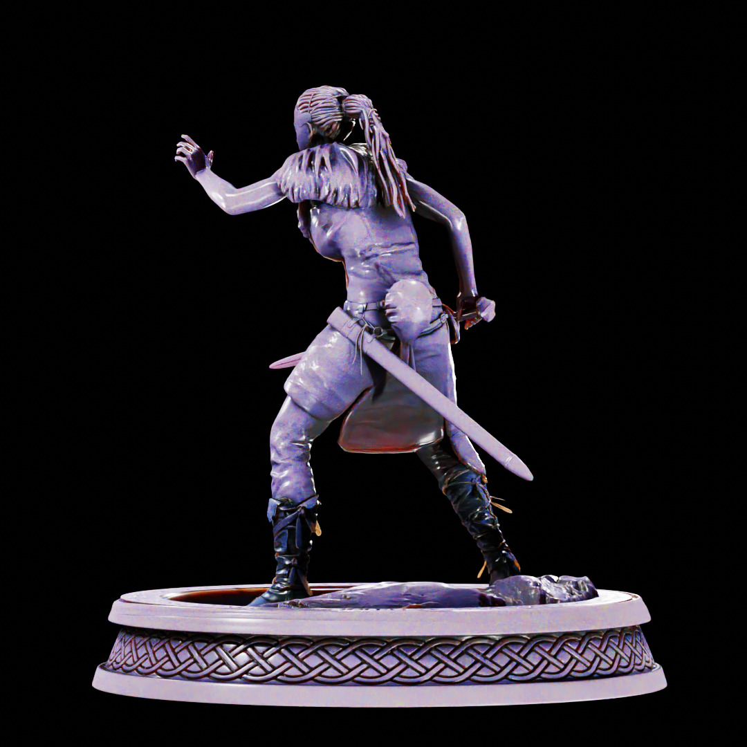 HELLBLADE SENUA SACRIFICE - SENUA - PRINTABLE DETAILED MODEL 3D print model_11