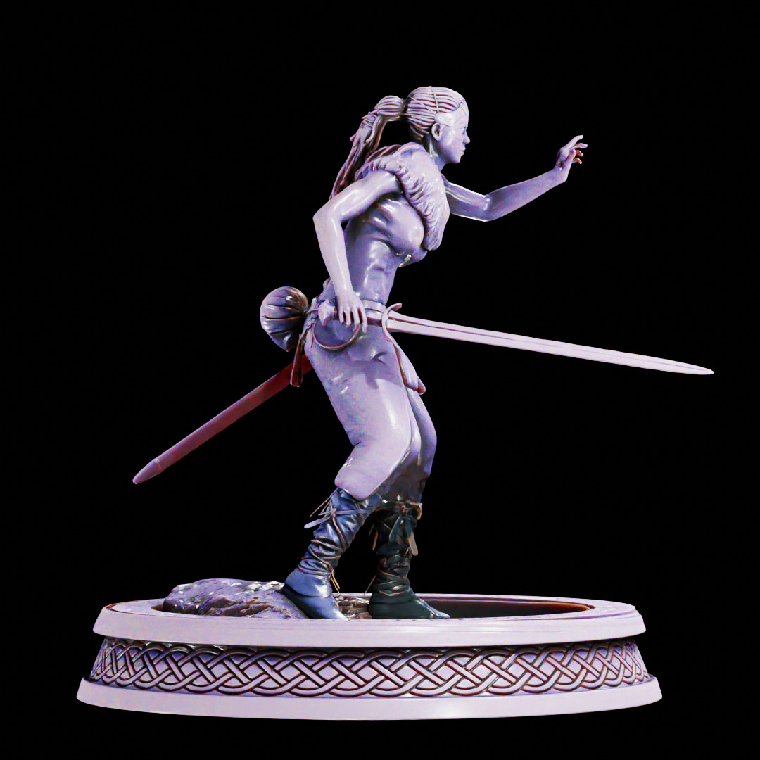 HELLBLADE SENUA SACRIFICE - SENUA - PRINTABLE DETAILED MODEL 3D print model_7