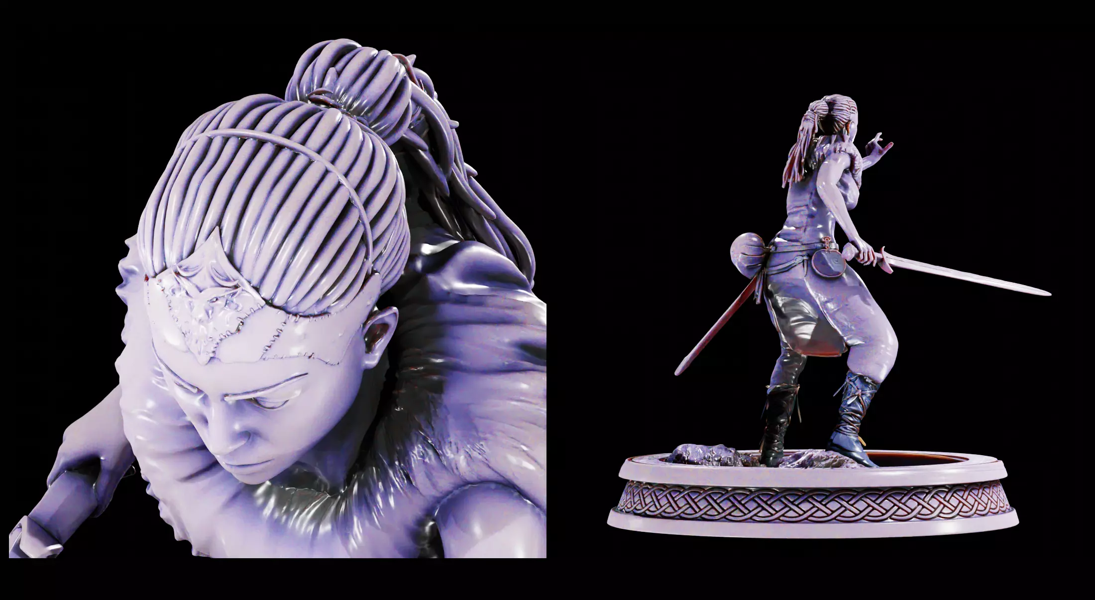 HELLBLADE SENUA SACRIFICE - SENUA - PRINTABLE DETAILED MODEL 3D print model_0