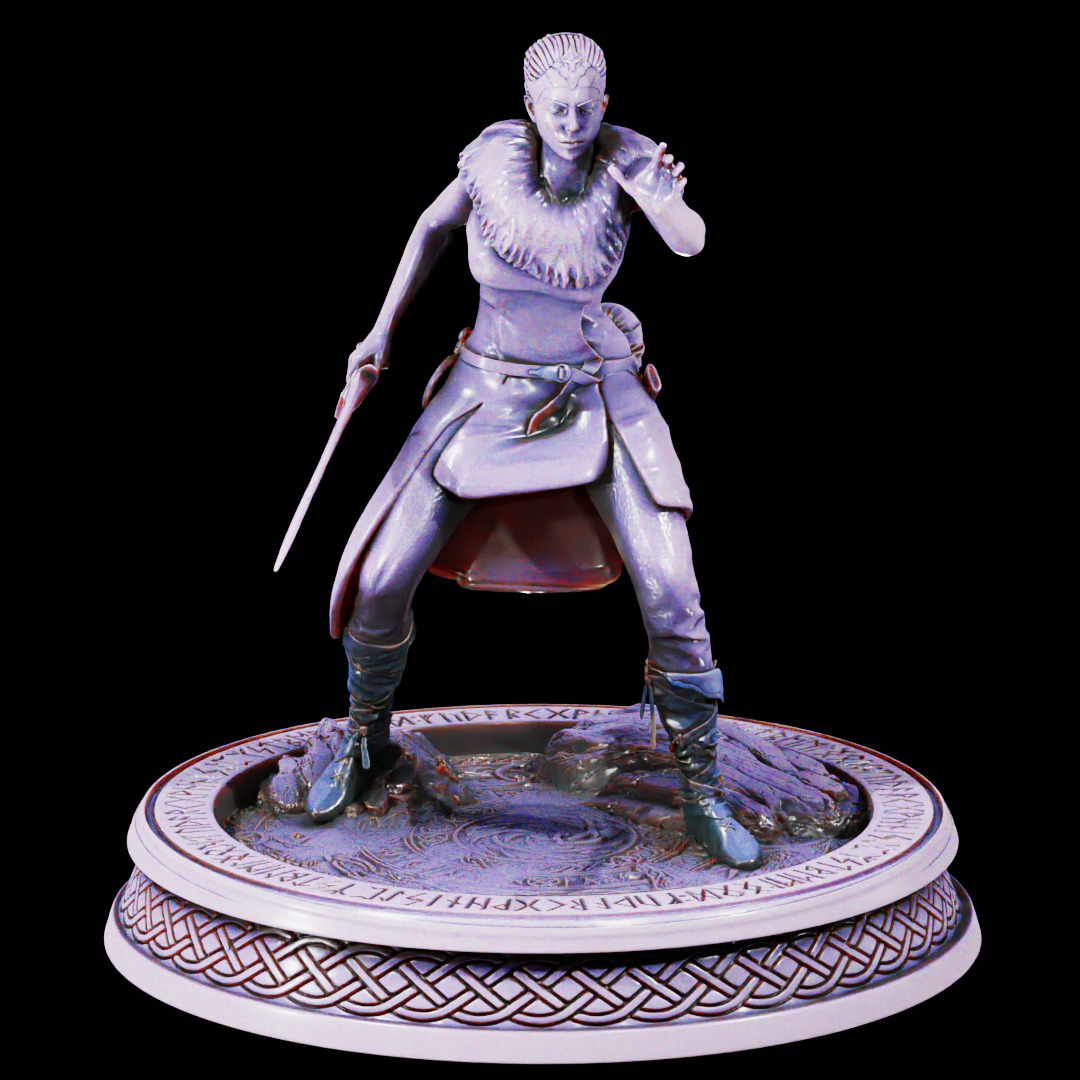 HELLBLADE SENUA SACRIFICE - SENUA - PRINTABLE DETAILED MODEL 3D print model_5