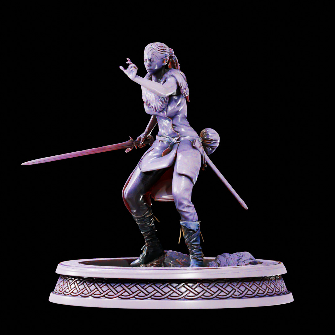 HELLBLADE SENUA SACRIFICE - SENUA - PRINTABLE DETAILED MODEL 3D print model_12