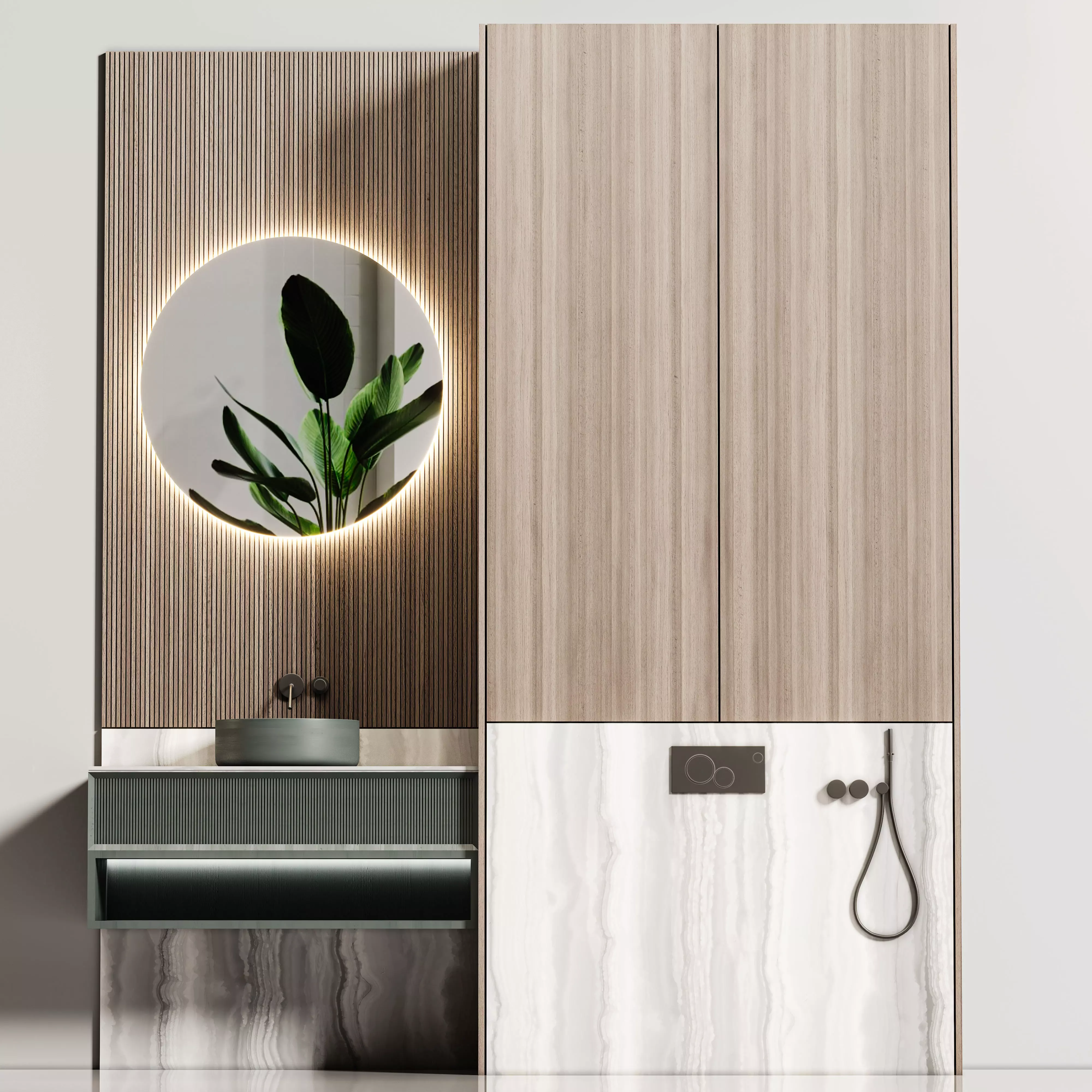 Bathroom furniture N 04 3D model