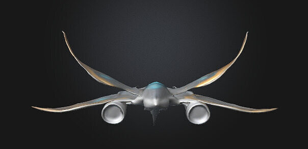 fantastic airplane 3D model