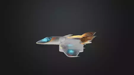  fantastic airplane 3D model