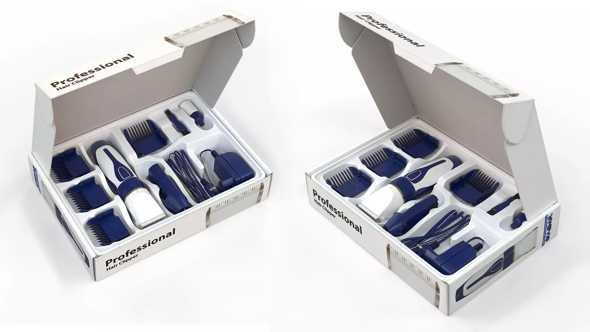 Hair clipper Low-poly 3D model