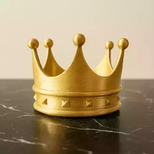 3D Crown - Gold Crown - Queen - King - Princess - Prince 3D print model 3D Crown - Gold Crown - Queen - King - Princess - Prince 3D print model